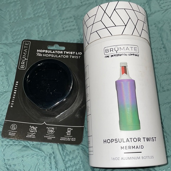 brumate Other - Mermaid Hopsulator Twist and Black Lid